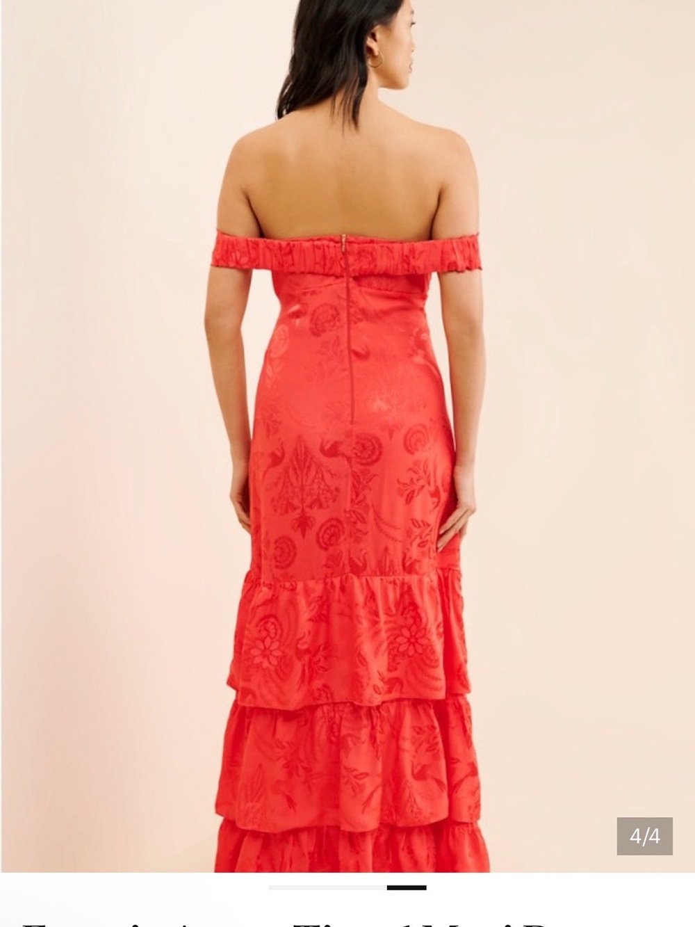 Especia Agnes Tiered Maxi Dress | Size Medium | Elegant Occasion Dress - Picture 2 of 5